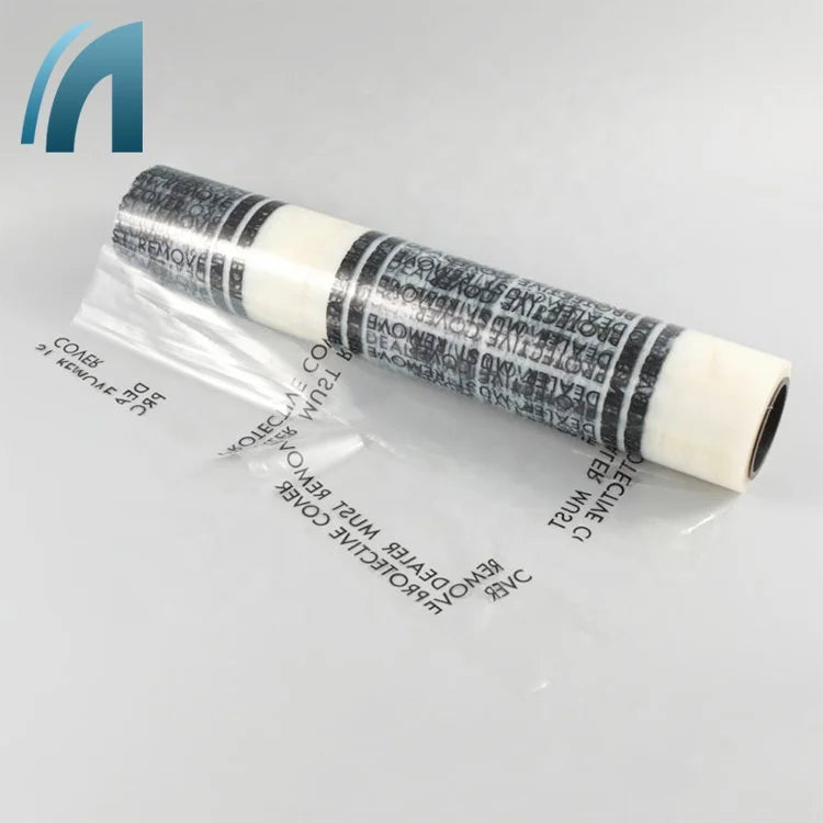 Anti Scratch Soft Moisture Proof Clear Adhesive Temporary Customized Car Carpet Surface Protective PE Plastic Film Blow Molding
