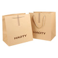 Recyclable Paper Carrier Bag Eco Friendly Shopping Green Eco-friendly Eco Friendly Paper Bag Flat Bottom Kraft Paper Bag