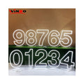 New Style Can Stand Can Hang Acrylic Led Neon Sign Custom Party Wall Decoration Lets Party Neon Number Light up Led Letter Light