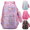 Custom Black Logo Print Reusable Fashion School Bag for 8 Year Olds for Teenage Girls Book Bag