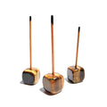 HZ Crystals Top Selling Jade Stone tiger Eye Cubes Shape Incense Holder Natural Crystal Incense Holder
