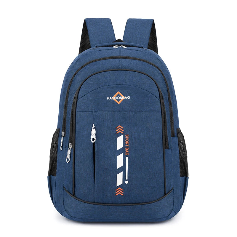 Waterproof Custom Logo Geometric Pattern Zipper Closure Lightweight Anti-Theft Travel Laptop Backpack with Big Capacity Unisex