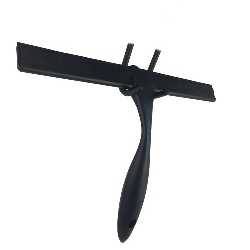 Popular Silicone Shower Squeegee with Hook Household Cleaning Tool for Cleaning Bathroom Glass Window and Car Glass