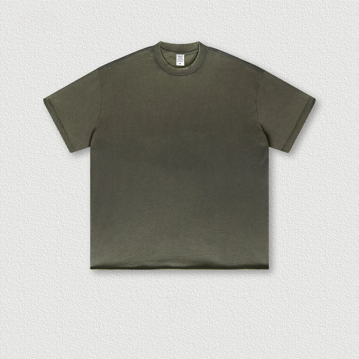 Heavy Cotton t Shirt Crew Neck Stone Washed t Shirts Wholesale 280 Gsm Cotton t Shirt