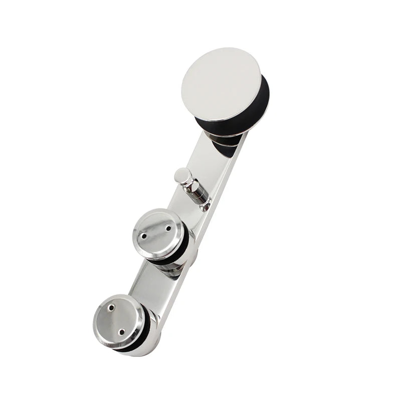 Top Quality Stainless Steel  Wall Mount Fixing Glass Door Pulley Tempered Glass Door Accessories Sliding Door System