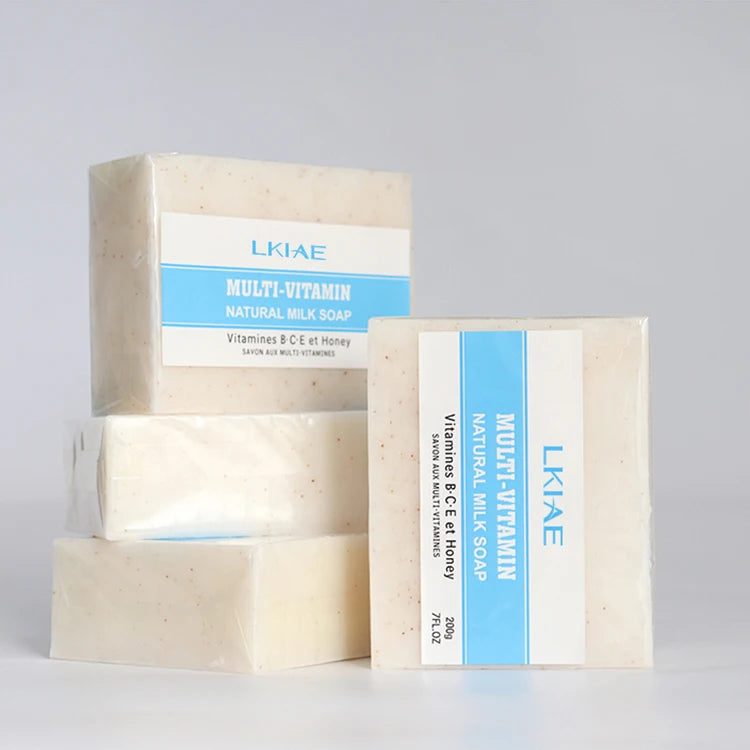 Boost Luster Exfoliating Private Label Wholesale Manufacture Natural Organic Bar Handmade Goats Milk Soap for Any Skin Type