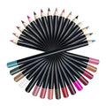 Best Selling 20-Color Lip Liner Pencil Wholesale Cosmetic Makeup Waterproof and Mineral-Ingredient with Custom Labeling
