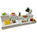 Gaojian Acrylic Buffet Food & Dessert Stand Nesting Cube Boxes Risers for Wedding Party Catering & Display
