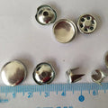 Customized Size Silver Top Round Snap Button Head Cap Baseball Cap Button for Cap