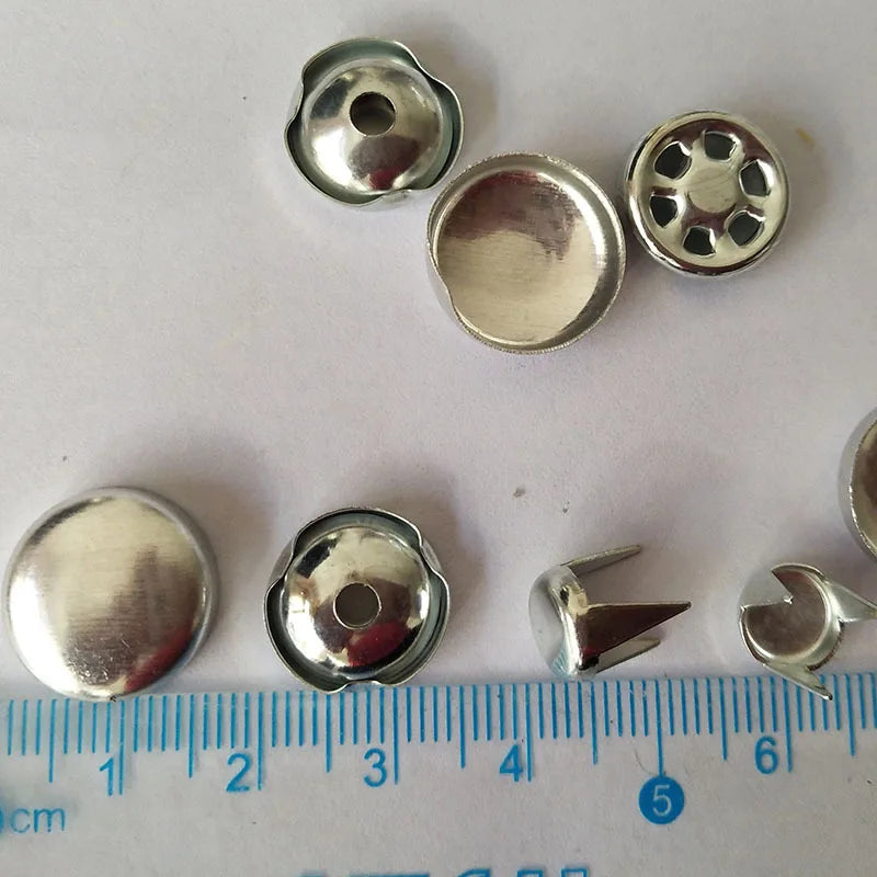 Customized Size Silver Top Round Snap Button Head Cap Baseball Cap Button for Cap