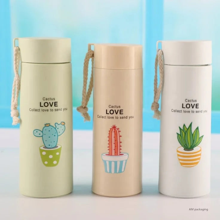 Wholesale 400ml 40cl Glass Water Bottle with Plastic Sleeve