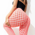 Peach High Waist Hip Lifting Elastic Black and White Yoga Pants Women's High Waist Running Sports Fitness Pants