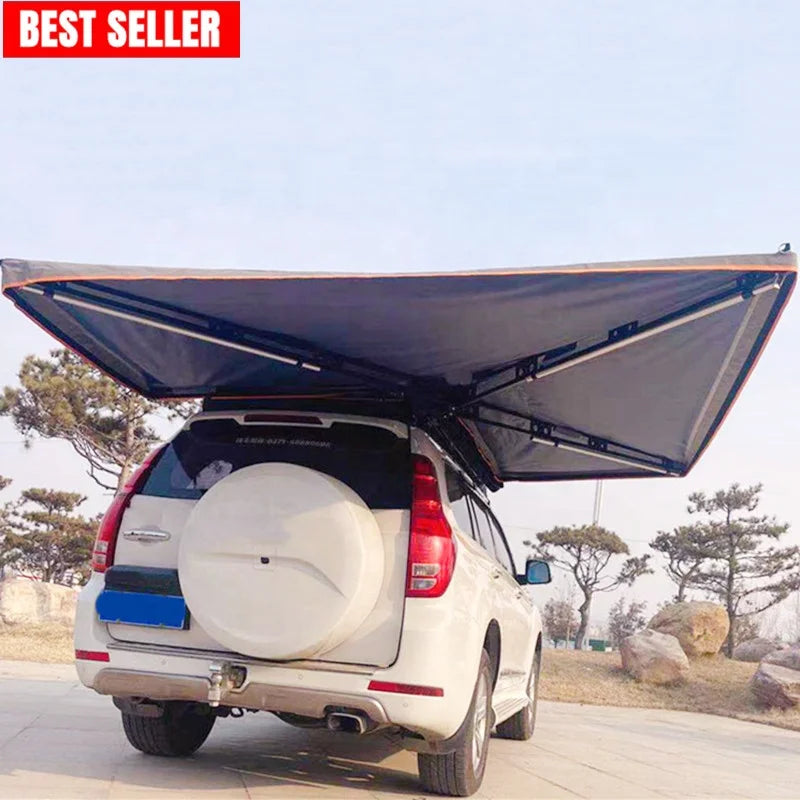 High Quality 4x4 Accessories Car Awning Tent 270 Degree Free Standing 250cm Waterproof >3000mm for 5-8 People Camping