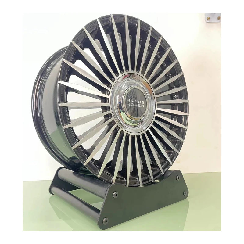 Hot Sale Electric Motor Driven Rotating  Spin Alloy Wheel Rim Display Stand