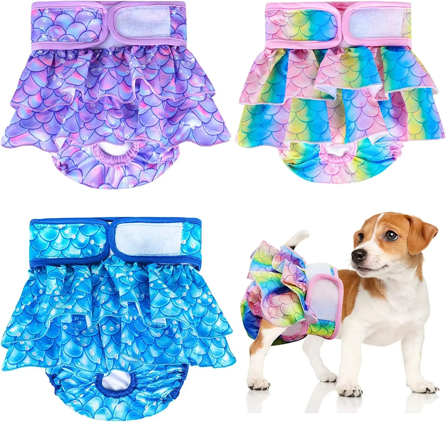 OEM ODM Dog Diapers Leak-Proof Absorbent Pet Pants Sanitary Female Cloth Physiological Pant Underwear Briefs Luxury Cute Summer