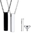 Memorial Cremation Urn Locket Keepsake Ashes Pendant Jewelry Stainless Steel Sublimation Urn Necklaces for Ashes
