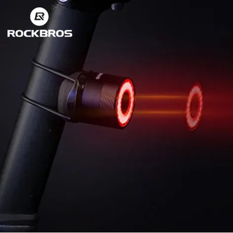 ROCKBROS Rear Lamp Bicycle Taillight Led  Rechargeable Battery Light for Bike Turn Signal Brake Tail Light Bicycle Q3