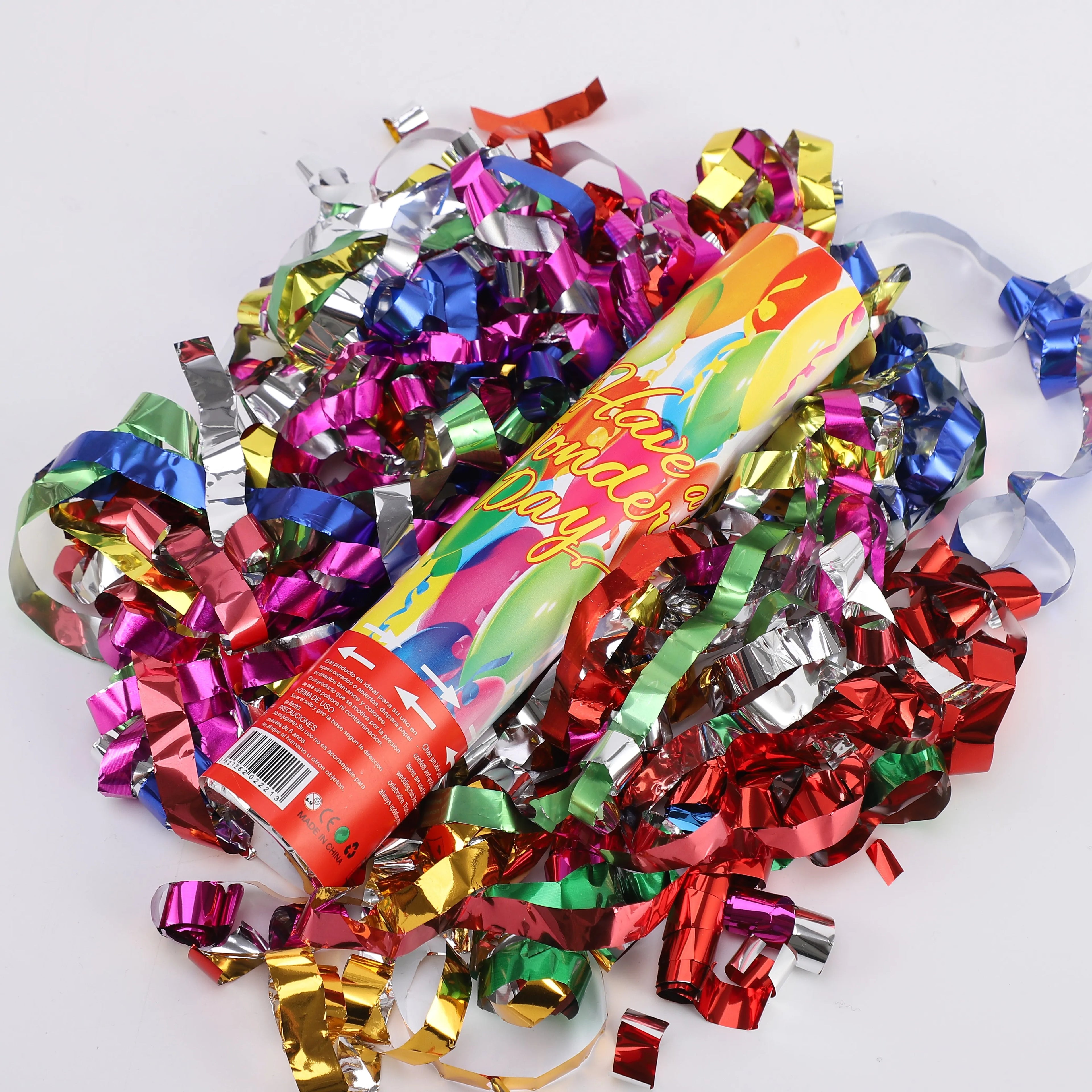 Easy to Clean Mini Party Popper 8inch Birthday Small Party Confetti Streamers Cannon