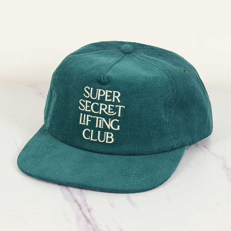 Flat Bill Unstructured Corduroy Snapback Hat Brim Corduroy Adjustable 5 Panels Snapback Cap