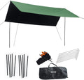 WoQi Waterproof Rainfly Large Tent Tarp Velarium Sunshade for Camping Protection Hammock Rain Tarp
