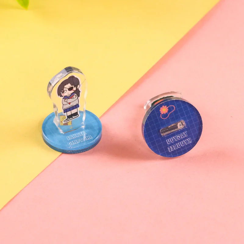 Customized Eco-Friendly Anime & Kpop Keychain Standee Cute Acrylic Design Plastic Material