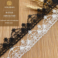 Water-soluble Embroidery Hollowed-out Lace Decoration Multi-color Polyester Lace Trim Lace Manufacturer