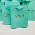 Luxury Gift Packaging Christmas Kraft Shopping Tote Fashion Paper Bags China Factory Custom Logo Printing Green Kraft Paper Bag