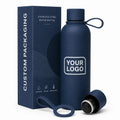 Wholesale Soft Touch Vacuum Insulated Stainless Steel Water Bottle Custom Logo Thermal Flask