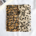 Acetate Leopard Print Edge Clip Rhinestone English Letter Hairpin Full Drill Bangs Spring Clip