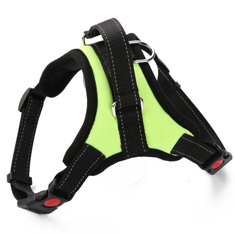 2025 Personalized Dog Harness NO PULL Breathable Adjustable Soft Nylon Reflective Vest Quick Release Pet Vest for Walking Dog