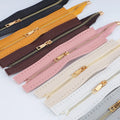 PU Leather Zipper Sewing Accessories for DIY Woven Bag Hardware Handbags Making