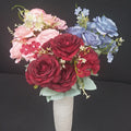 SPR Floral Bouquet Flowers Peony Wedding Decorative Silk Plastic Rose Flowers Artificial Flower Hydrangea
