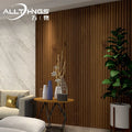 Outdoor Wood Plastic Bamboo Fibre Grooved Panels Wpc Great Wall Board Fluted Wainscoting Feature Wall Panel
