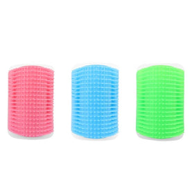 Factory Wholesale Blister Card Packaging Self Cleaning Cat Corner Brush Cat Wall Brush