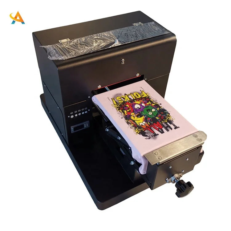 2021 New Wholesale Automatic DTF Flatbed Inkjet Printer with for L800 Head 2 Heads High-Speed 21x30 CM Flex Egg Materials