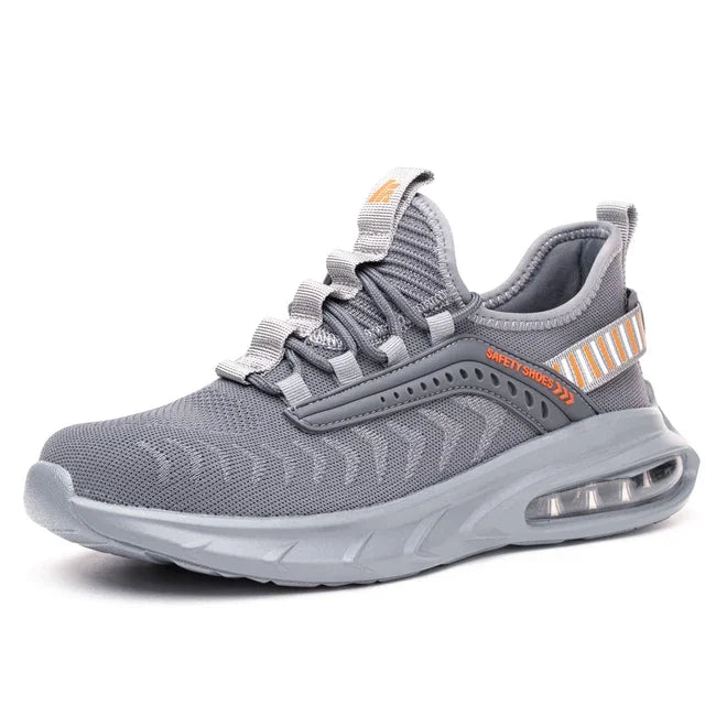 DEBONSAPT  Anti-Smashing Steel Toe Puncture Proof Construction Lightweight Breathable Sneakers Boots Women Men Work Safety Shoe