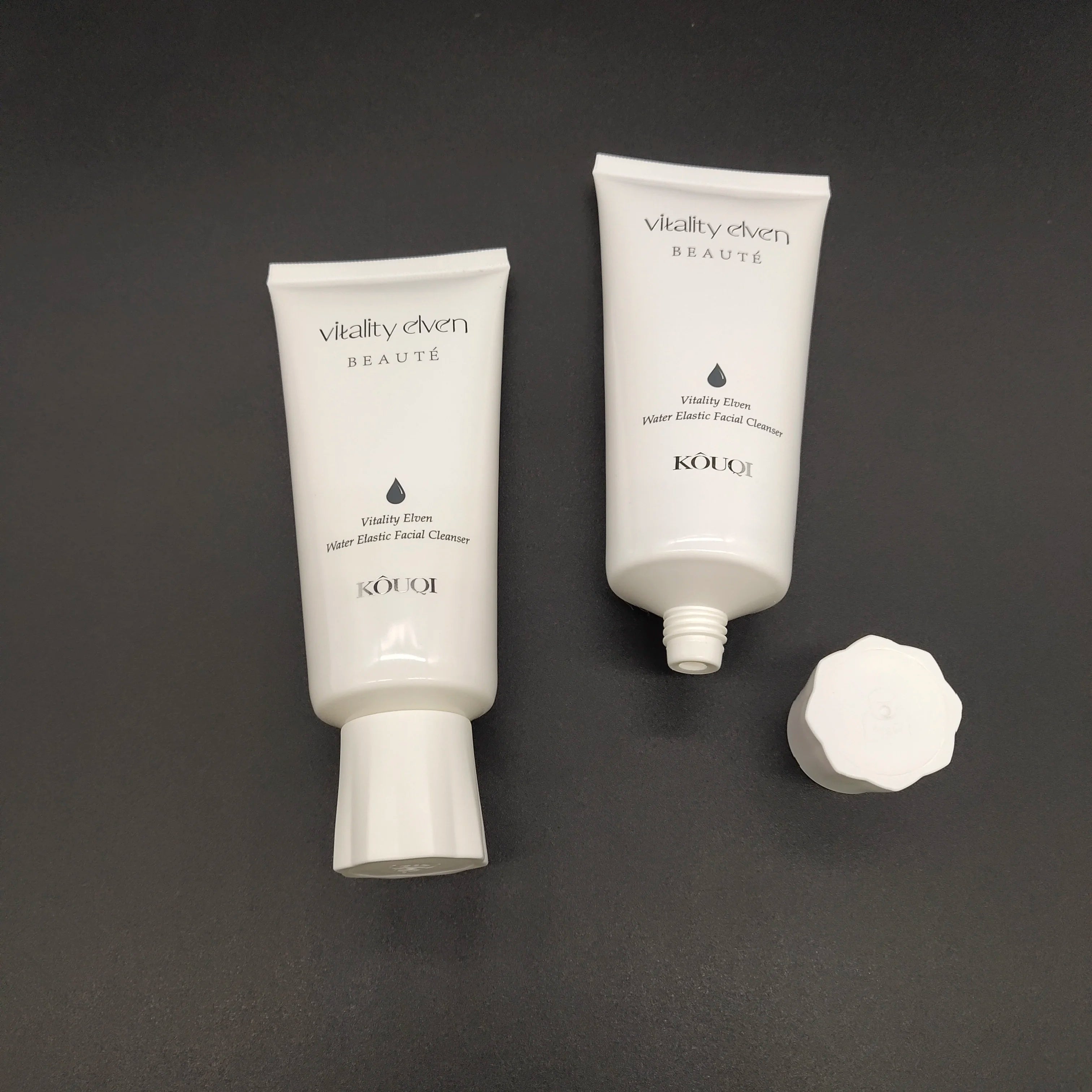 Custom 50ml D35 Diameter Oval Shape Soft Plastic Tube 5-Layer PE Empty Cosmetic Packaging Screen Printing Sunscreen Cosmetics