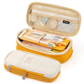 Large Capacity Canvas Pencil Case Fabric Material for Organizing Markers Pens Stationery in School or Office Setting