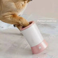 New Automatic Paw Cleaner for Pets Chargeable Pet Toes Cleaner Portable Dog Foot Washer with Silicone Brushes