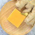 Natural Herbal Handmade Organic Facial Turmeric Soap  Slimming Ginger Bath Soap Bar Ginger Whitening Skin