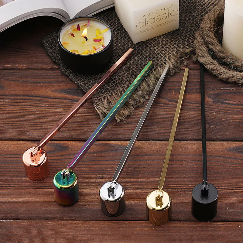 Stainless Steel Modern Style Candle Accessories Wick Trimmer Snuffers Automatic Candle Extinguisher 17.2cm Easily Assembled