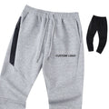 Mens Joggers Sports Pants Side Zipper Pocket Sweatpants Fitness Running Training Gym Basketball Bottoms Trousers