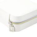 Organizer Display Case Gift Travel Storage Ring Small Packaging Resin Mold Customizable Logo Printed Satin Ribbon Jewelry Box