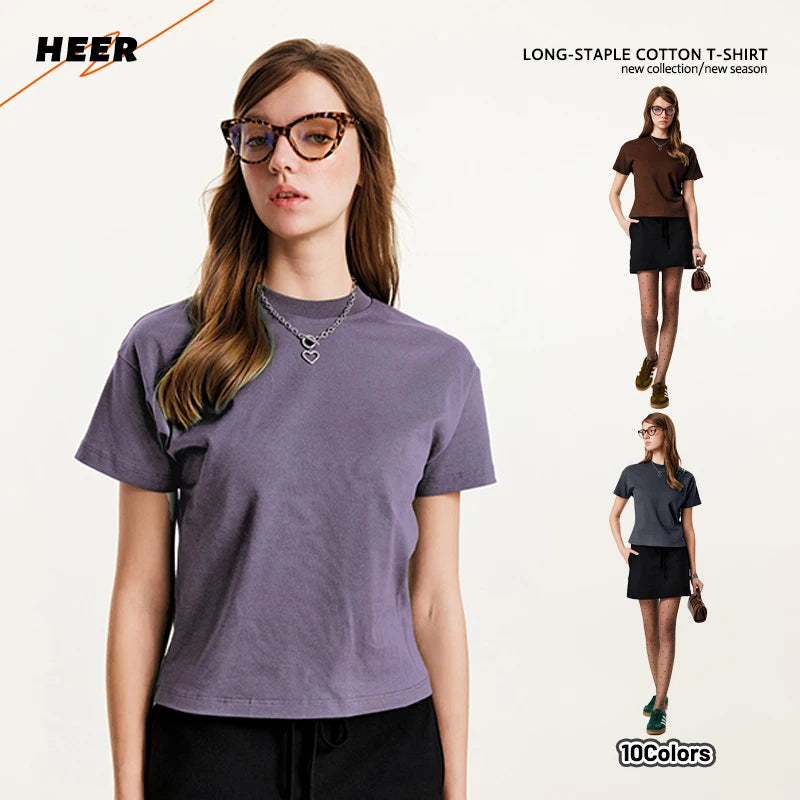 High-quality Casual Cotton Round Neck Short Sleeve Digital Printing Custom Women T-shirt's