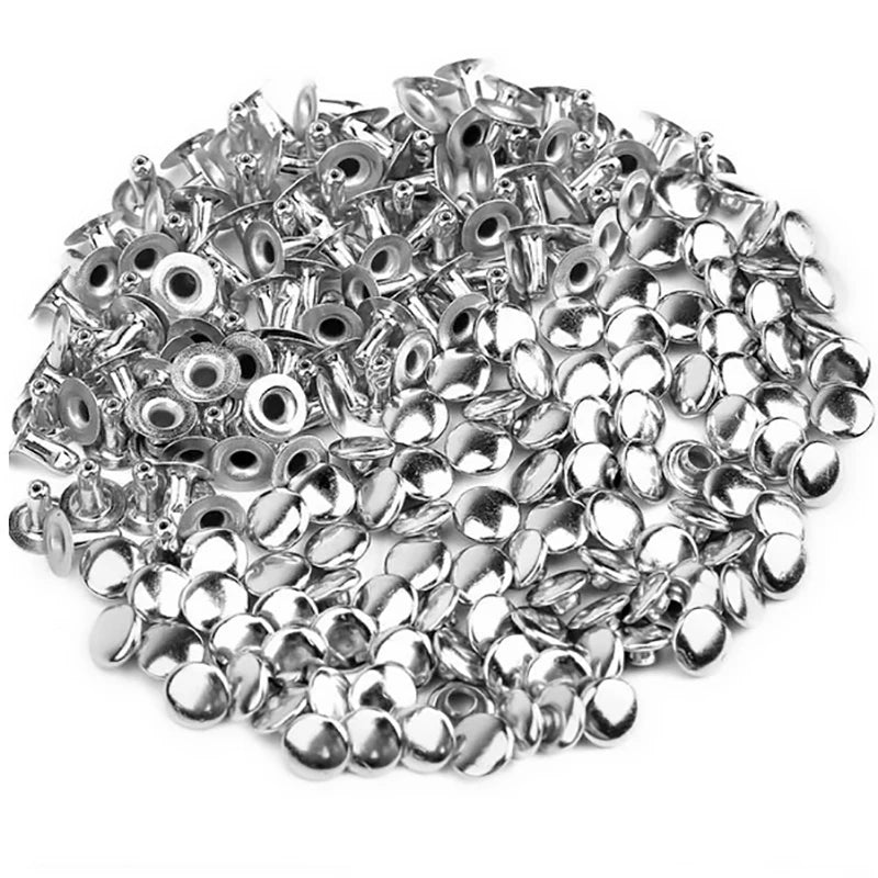 5/6/7/8/9/10/12/15 mm Single-Sided Rivets Clothing Leather Rivets Accessories Die Button Nail Sewing Luggage Metal Buckle