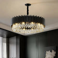 Italian Light Luxury Crystal Light Modern Deluxe Simple Creative Lighting Pop Art Atmospheric Villa Living Room Chandelier