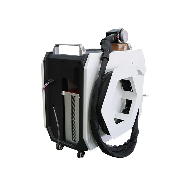 Yihai 100W 200W 300W 500W Portable Pulse Laser Cleaning Machine for Removing Rust Paint on Wood and Metal With 15 Languages