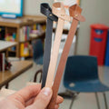Ready to Ship Custom Logo Bookmarks Single Genuine Leather Paging Clips for Reading Stationery for Learning