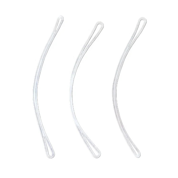 clear Plastic PVC Luggage Tag Loop Strap 23cm Length