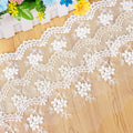 Children's Dress Skirt Hem Organza Mesh Gauze Embroidery Lace Trim Dress Cuffs Lace Decoration